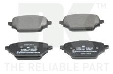 Sada brzdových destiček, kotoučová brzda NK 2299114