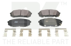 Sada brzdových destiček, kotoučová brzda NK 2299119