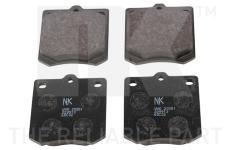 Sada brzdových destiček, kotoučová brzda NK 229913