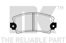 Sada brzdových destiček, parkovací brzda NK 229921