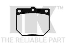 Sada brzdových destiček, kotoučová brzda NK 229928