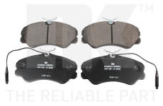 Sada brzdových destiček, kotoučová brzda NK 229954