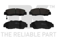 Sada brzdových destiček, kotoučová brzda NK 229981