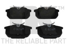 Sada brzdových destiček, kotoučová brzda NK 229983