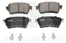 Sada brzdových destiček, kotoučová brzda NK 229998