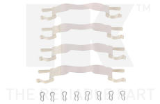 Sada prislusenstvi, oblozeni kotoucove brzdy NK 7923909