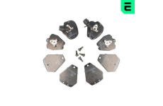 Sada brzdových destiček, kotoučová brzda OPTIMAL 10339