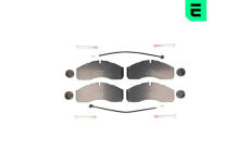 Sada brzdových destiček, kotoučová brzda OPTIMAL 12026