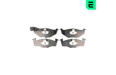 Sada brzdových destiček, kotoučová brzda OPTIMAL 12172