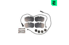 Sada brzdových destiček, kotoučová brzda OPTIMAL 12418