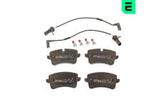 Sada brzdových destiček, kotoučová brzda OPTIMAL 12458