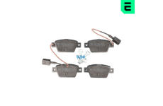 Sada brzdových destiček, kotoučová brzda OPTIMAL 12541