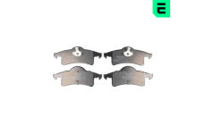 Sada brzdových destiček, kotoučová brzda OPTIMAL 12566