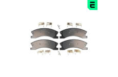 Sada brzdových destiček, kotoučová brzda OPTIMAL 12580