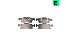 Sada brzdových destiček, kotoučová brzda OPTIMAL 12599