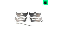 Sada brzdových destiček, kotoučová brzda OPTIMAL 69811