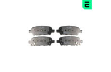 Sada brzdových destiček, kotoučová brzda OPTIMAL 87601