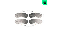 Sada brzdových destiček, kotoučová brzda OPTIMAL 9477