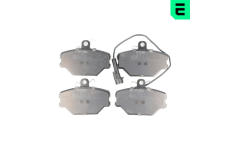 Sada brzdových destiček, kotoučová brzda OPTIMAL BP-09542