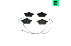 Sada brzdových destiček, kotoučová brzda OPTIMAL BP-09784