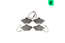Sada brzdových destiček, kotoučová brzda OPTIMAL BP-09857