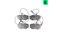 Sada brzdových destiček, kotoučová brzda OPTIMAL BP-10126