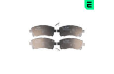 Sada brzdových destiček, kotoučová brzda OPTIMAL BP-10214