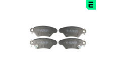 Sada brzdových destiček, kotoučová brzda OPTIMAL BP-10290