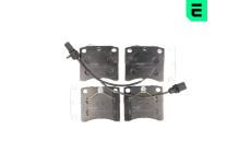 Sada brzdových destiček, kotoučová brzda OPTIMAL BP-10482