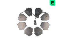 Sada brzdových destiček, kotoučová brzda OPTIMAL BP-10483