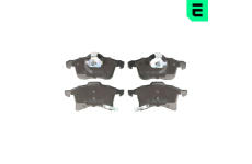 Sada brzdových destiček, kotoučová brzda OPTIMAL BP-12174