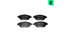 Sada brzdových destiček, kotoučová brzda OPTIMAL BP-12211