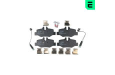 Sada brzdových destiček, kotoučová brzda OPTIMAL BP-12243