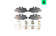 Sada brzdových destiček, kotoučová brzda OPTIMAL BP-12244