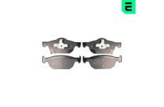 Sada brzdových destiček, kotoučová brzda OPTIMAL BP-12366