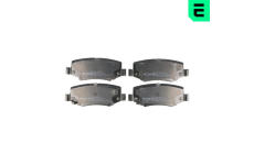 Sada brzdových destiček, kotoučová brzda OPTIMAL BP-12382