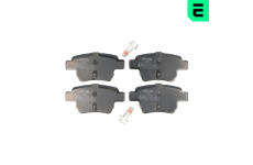 Sada brzdových destiček, kotoučová brzda OPTIMAL BP-12388