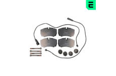 Sada brzdových destiček, kotoučová brzda OPTIMAL BP-12418