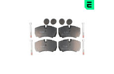 Sada brzdových destiček, kotoučová brzda OPTIMAL BP-12436