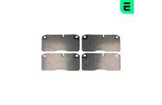 Sada brzdových destiček, kotoučová brzda OPTIMAL BP-12469