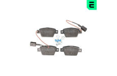 Sada brzdových destiček, kotoučová brzda OPTIMAL BP-12541