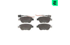 Sada brzdových destiček, kotoučová brzda OPTIMAL BP-12557