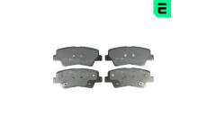 Sada brzdových destiček, kotoučová brzda OPTIMAL BP-12560