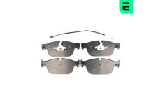 Sada brzdových destiček, kotoučová brzda OPTIMAL BP-12582