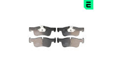 Sada brzdových destiček, kotoučová brzda OPTIMAL BP-12611