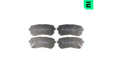 Sada brzdových destiček, kotoučová brzda OPTIMAL BP-12651