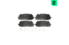 Sada brzdových destiček, kotoučová brzda OPTIMAL BP-12678