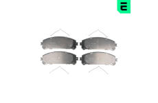 Sada brzdových destiček, kotoučová brzda OPTIMAL BP-12721