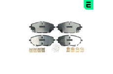 Sada brzdových destiček, kotoučová brzda OPTIMAL BP-12830