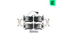 Sada brzdových destiček, kotoučová brzda OPTIMAL BP-12863